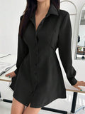 Button Front Shirt Dress