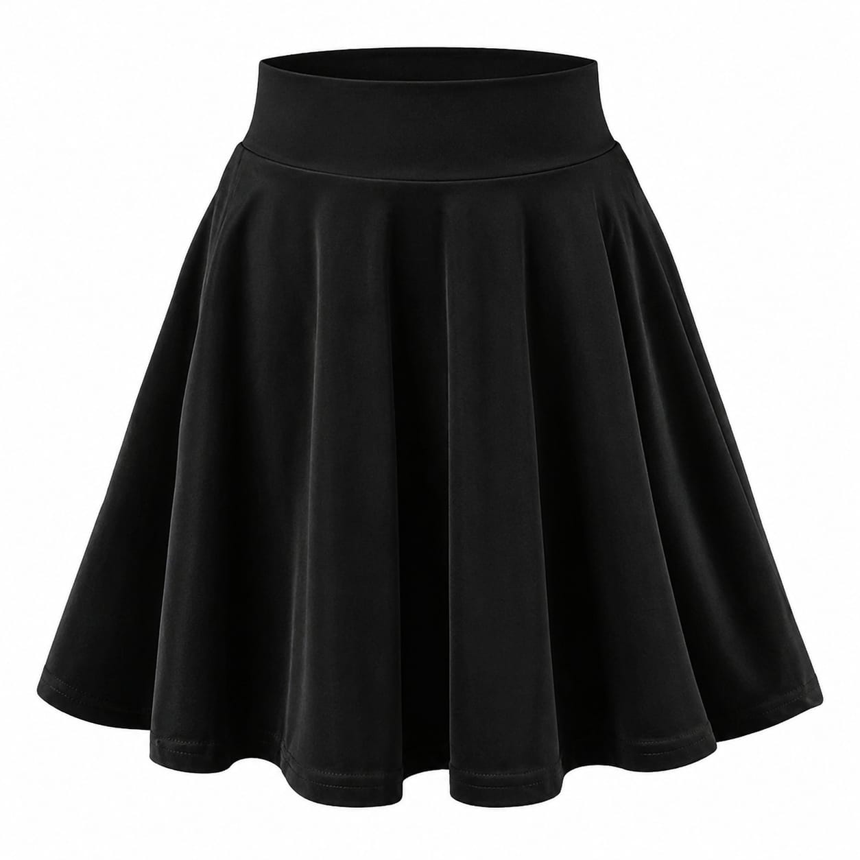 Women's High Waist Flared Skater Skirt