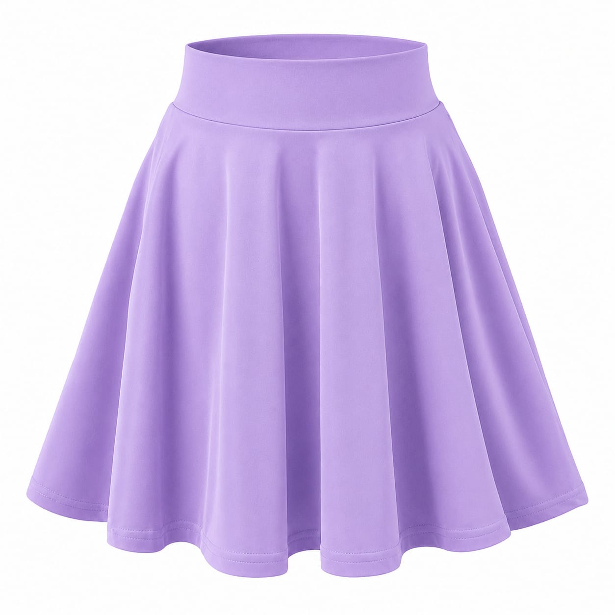 Women's High Waist Flared Skater Skirt